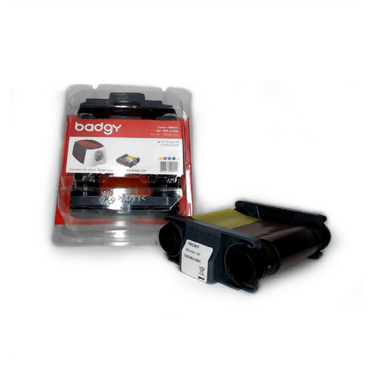 Evolis: Cinta - Ribbon Color BADGY CBGR0100C, Transferencia térmica, 100 páginas